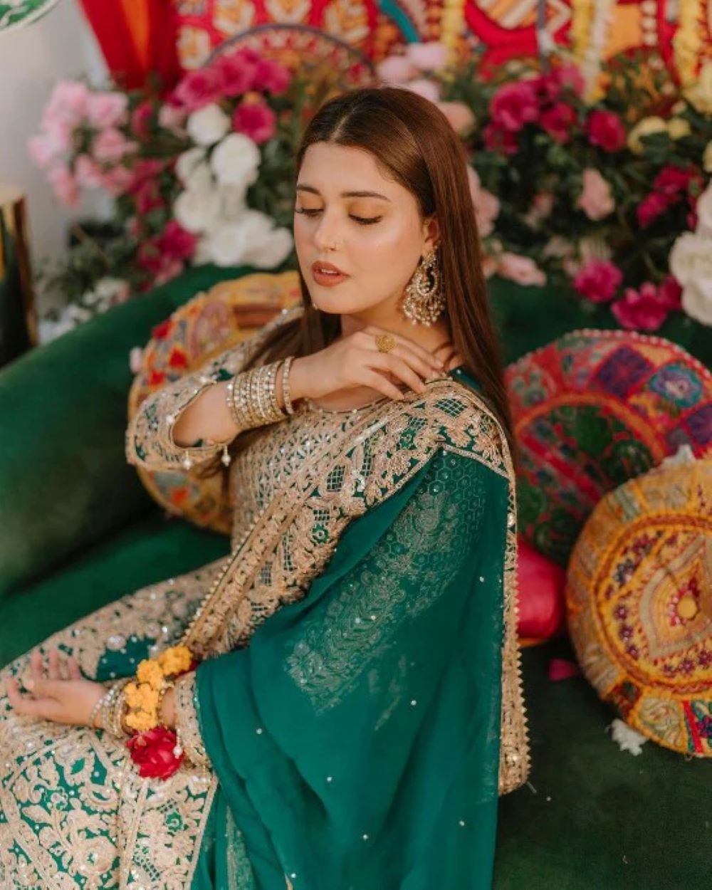 Haseens Official | Afsanay- 3 Piece Embroidered Kurta Set | Ready to wear - Image 3