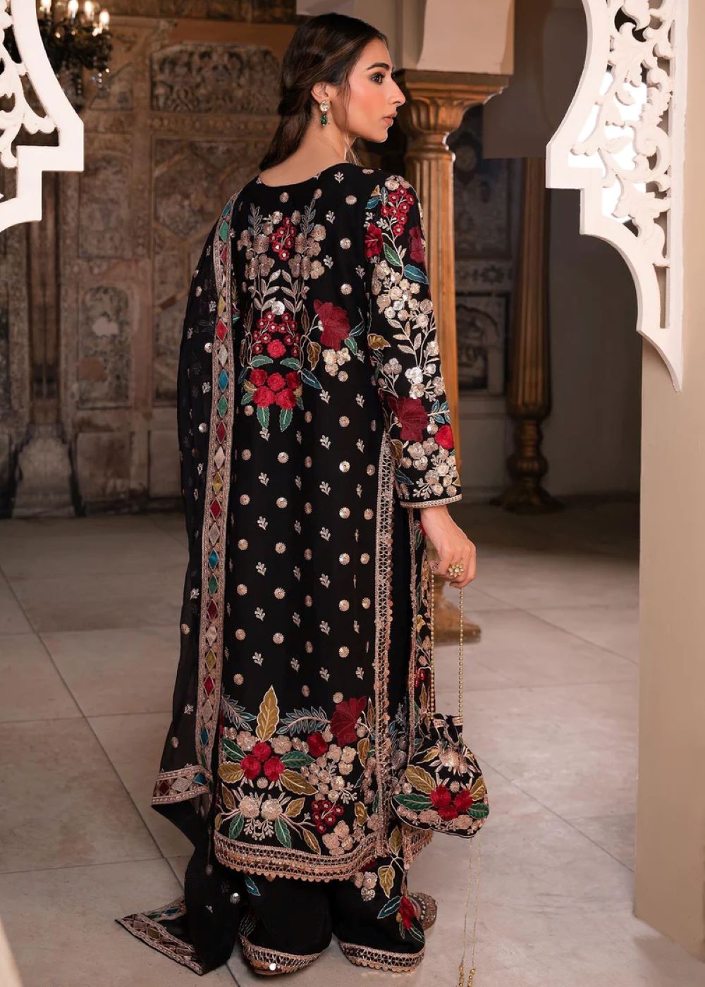 Haseens Official | Mehnaaz- 4 piece Kurta Set | Luxury Formal - Image 7