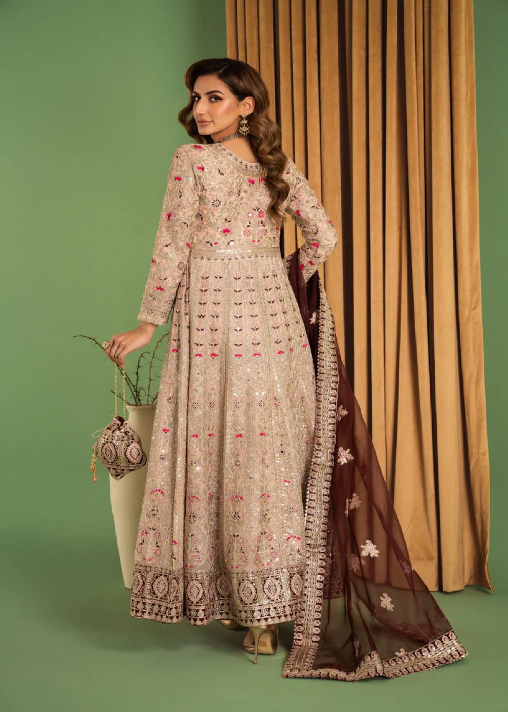 Haseens Official | Khavish-Luxury Pret | Ready to wear - Image 4