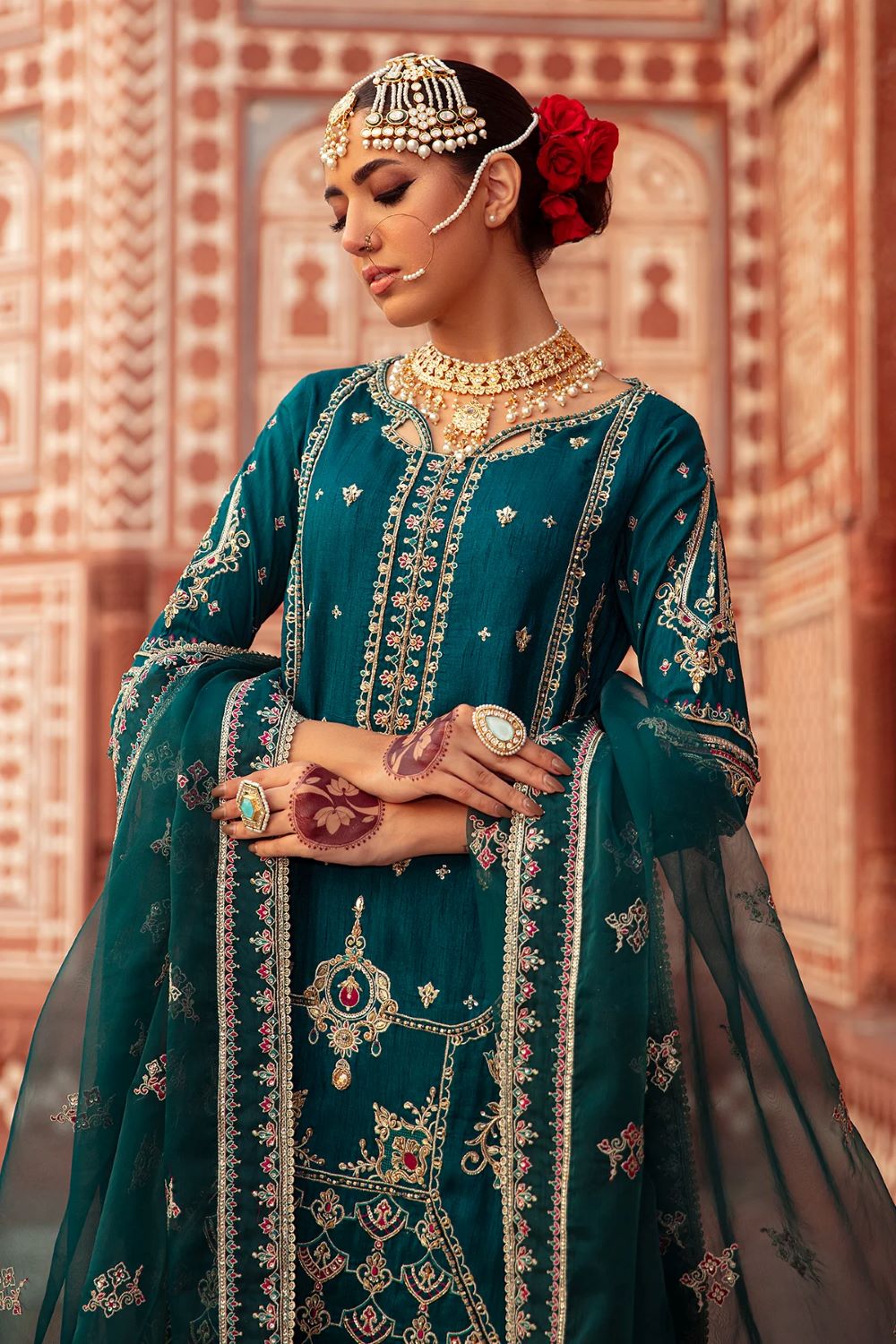 NAQSHI| ZAMURD-LUXURY FORMAL | READY TO WEAR - Image 3