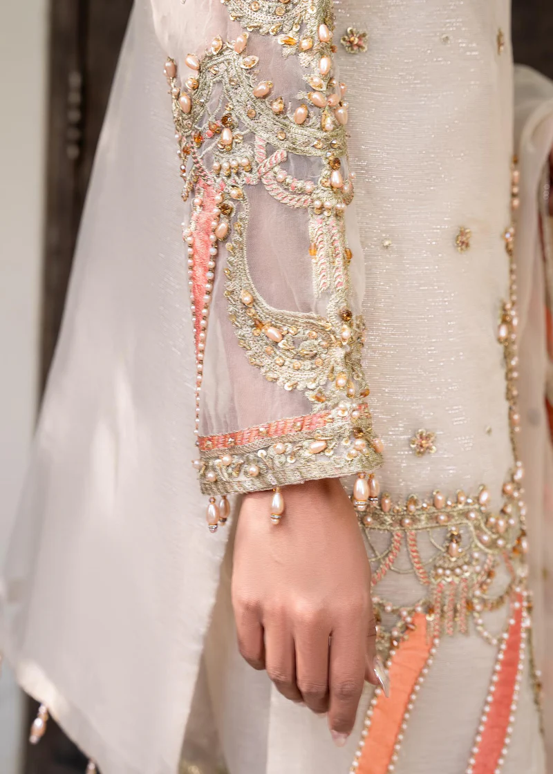 Malhaar | 3 Piece Embroidered -SV-3684 | Ready to wear - Image 4