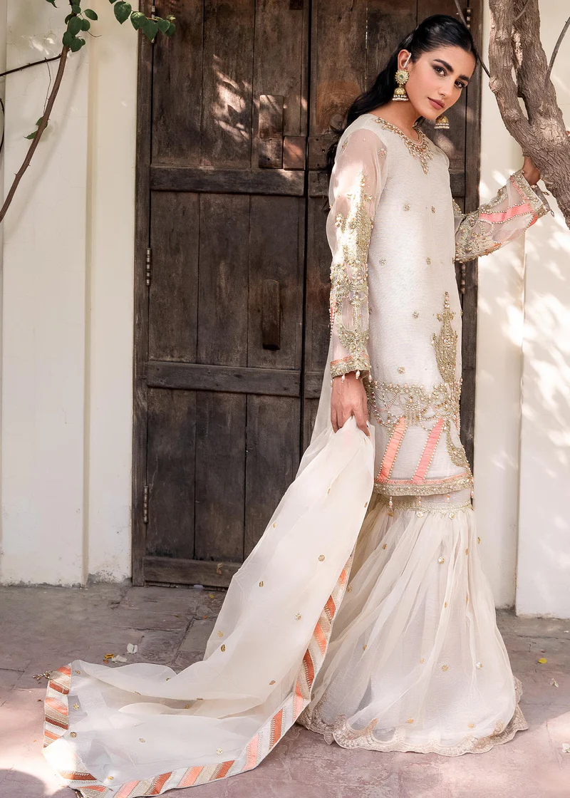 Malhaar | 3 Piece Embroidered -SV-3684 | Ready to wear - Image 8