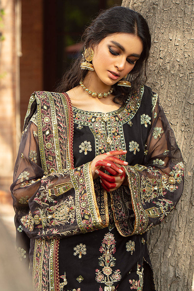 MNR | 3PC Embroidered-Zumna | READY TO WEAR - Image 2