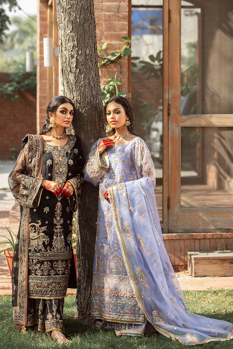 MNR | 3PC Embroidered-Zumna | READY TO WEAR - Image 8