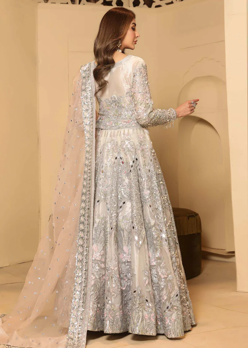ALLY'S | Aroosh - AR-28- 4 Piece Embroidered Lehenga| Party wear/ wedding wear - Image 7