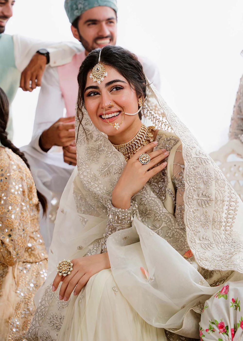 Akbar Aslam | Nahla- 3 Piece Embroidered | Luxury Formal - Image 5