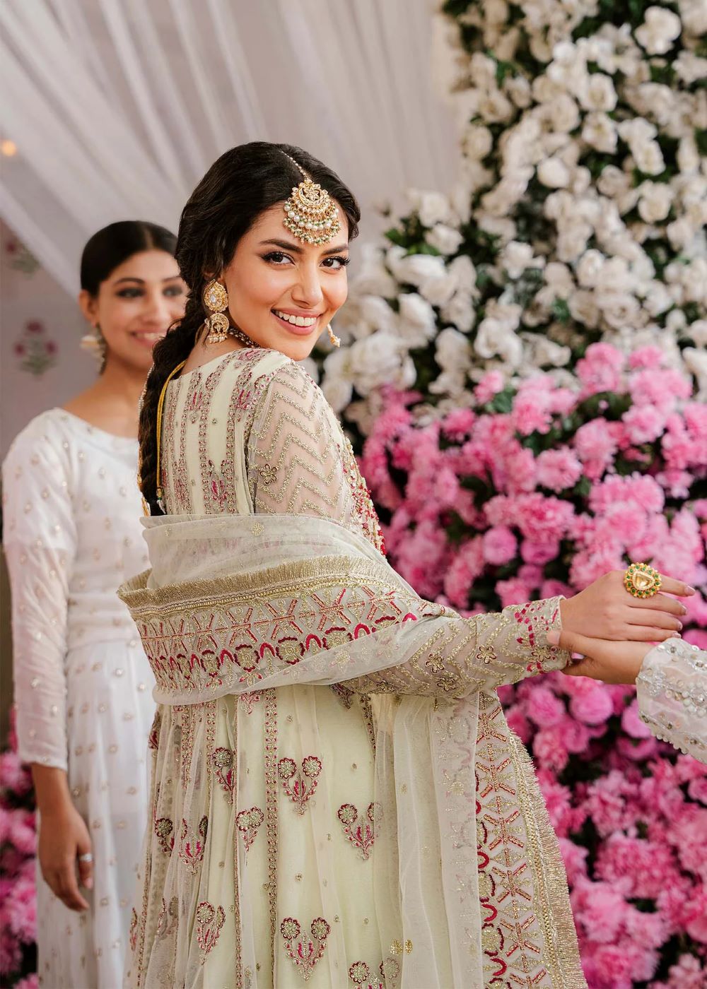 Akbar Aslam | Kaneel- 3 Piece Embroidered | Luxury Formal - Image 6