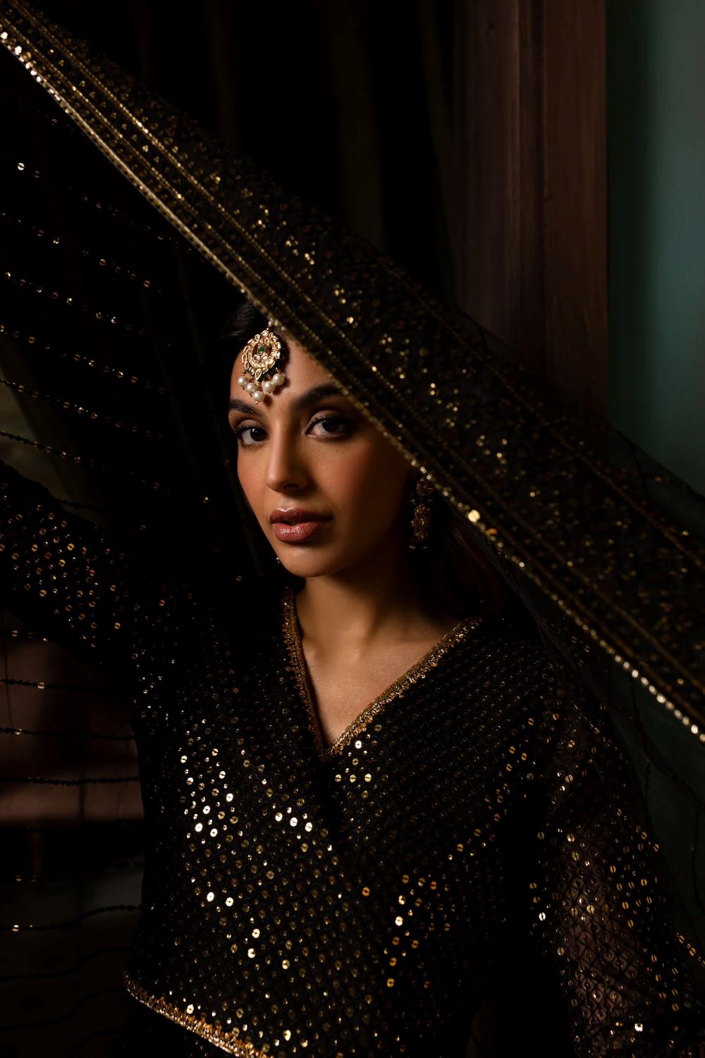 Batik | Black Payal 3Pc - Formal Dress | Ready to wear - Image 10