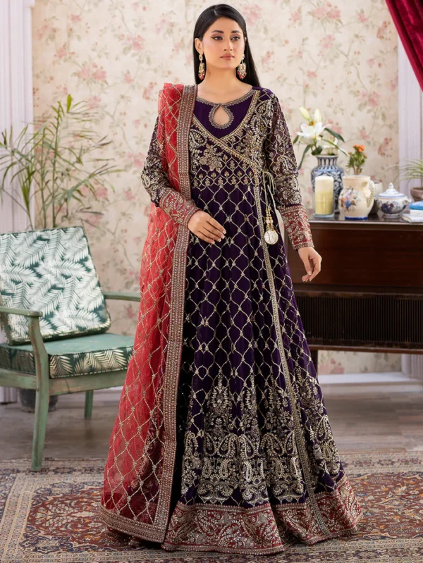 luxury chiffon embroidered dresses