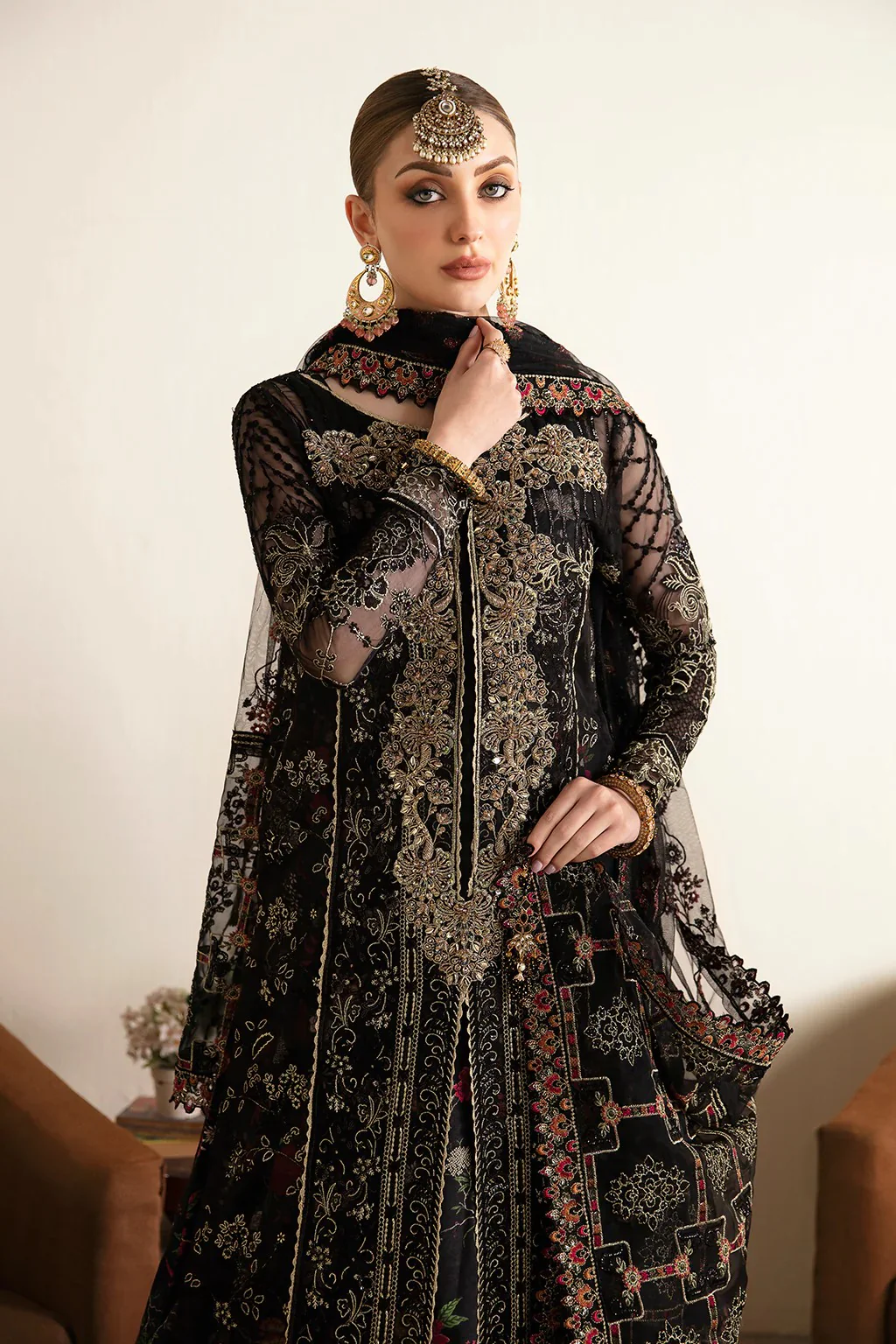 Zainab Zari | 3 Piece Embroidered E-105 | Ready To Wear - Image 2