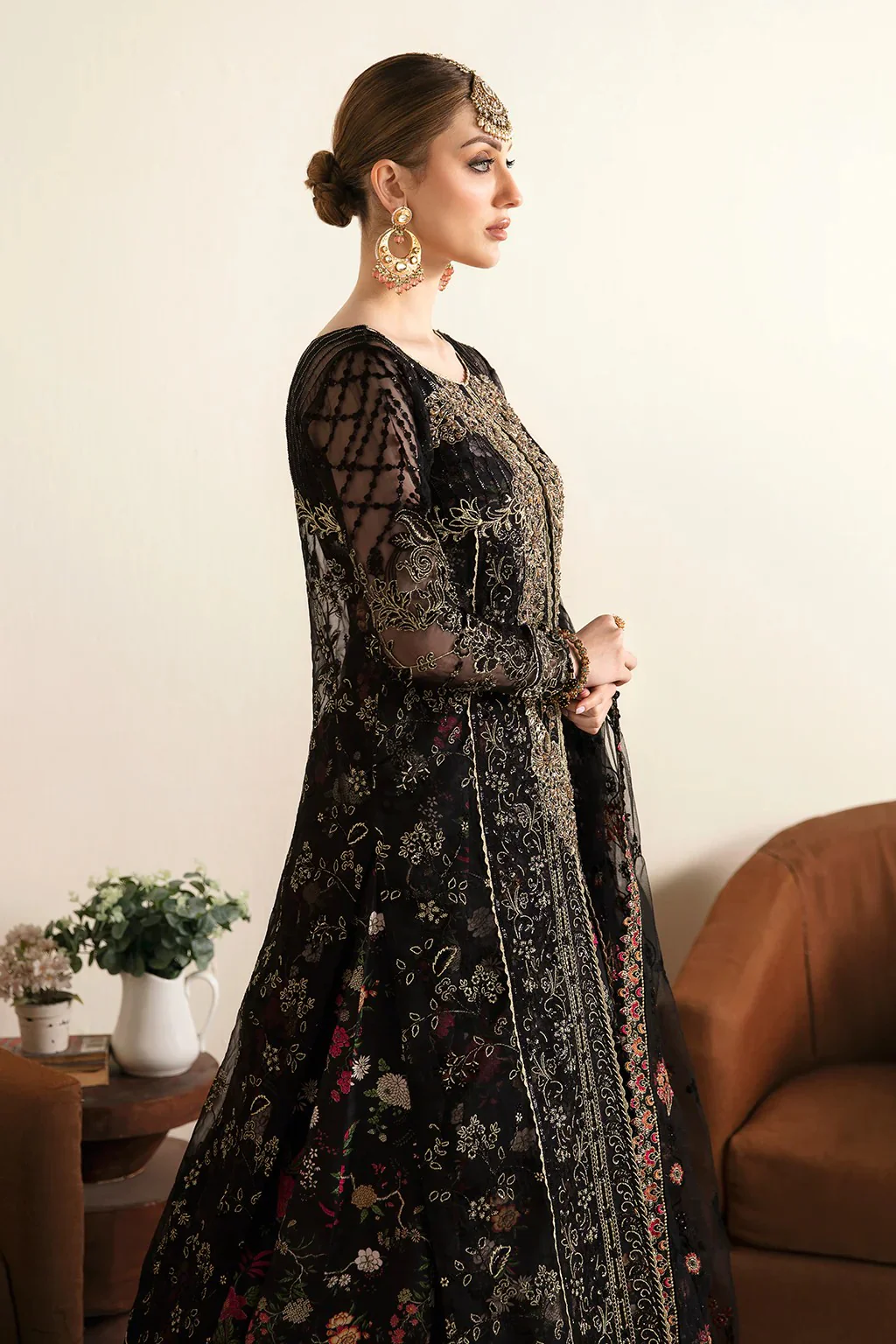 Zainab Zari | 3 Piece Embroidered E-105 | Ready To Wear - Image 5