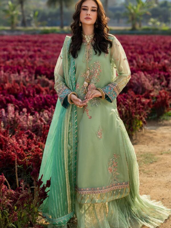 3-PC Embroidered Organza Suit CMA-5-110